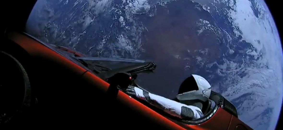 NASA oficjalnie uznała Teslę Roadster za obiekt kosmiczny