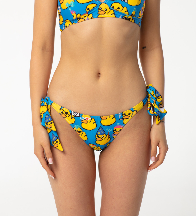 Pixel Rubber Duck Halterneck Bikini Set Mr Gugu Miss Go