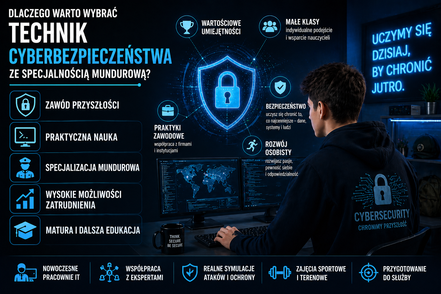 Technik cyberbezpieczeństwa – dlaczego warto wybrać ten kierunek