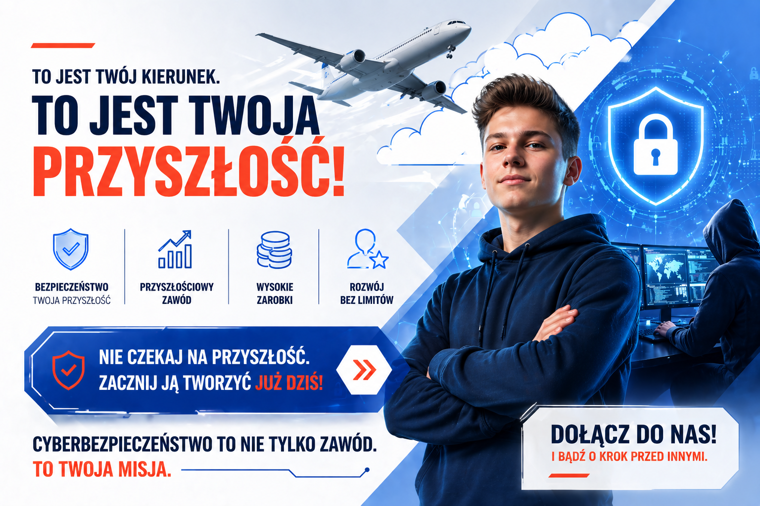 Technik cyberbezpieczeństwa &ndash; nauka zawodu przyszłości w branży IT