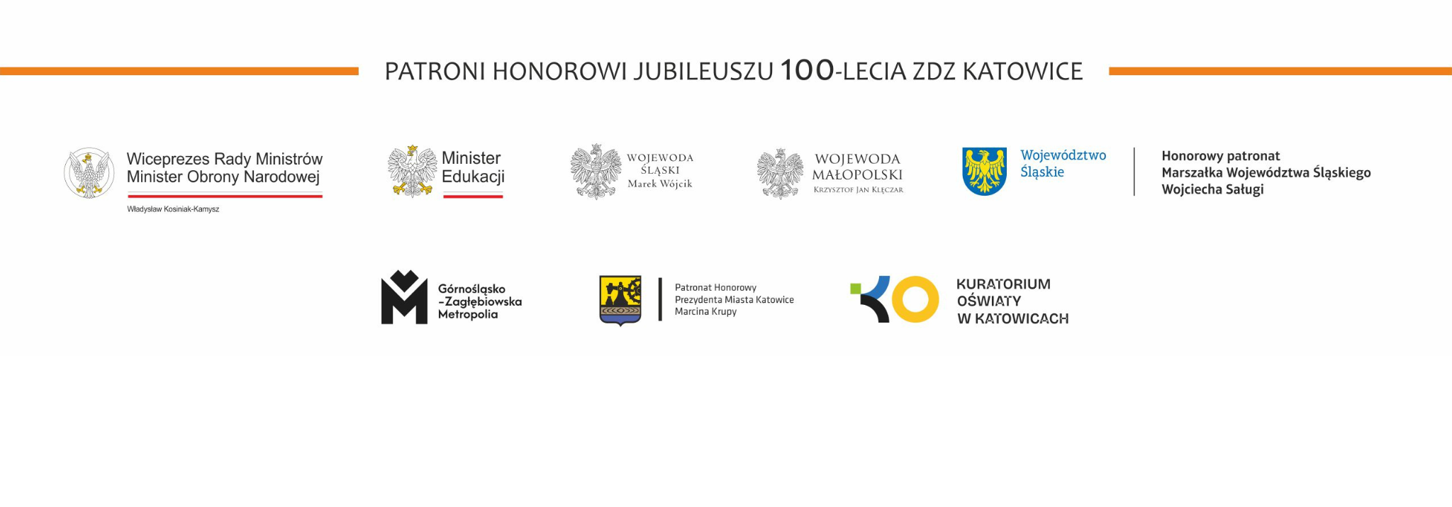 patronaty honorowe logotypy