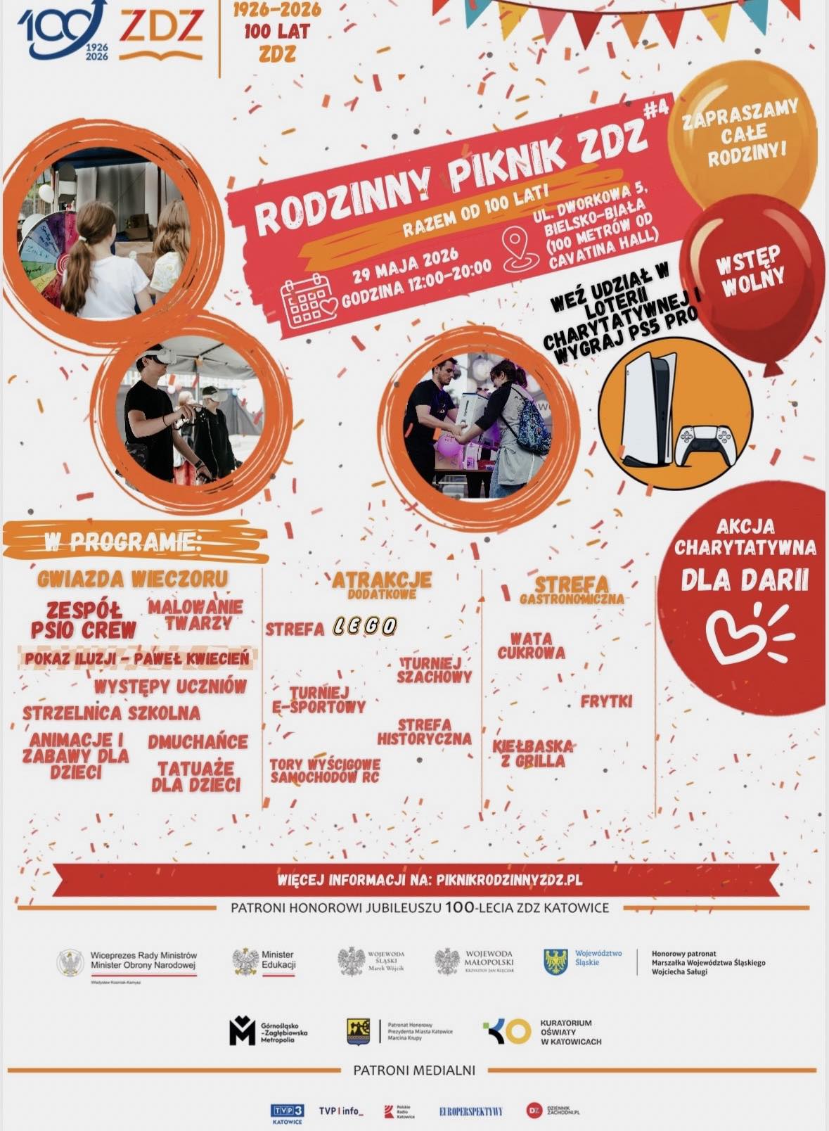 piknik rodzinny 29 maja Bielsko-Biała
