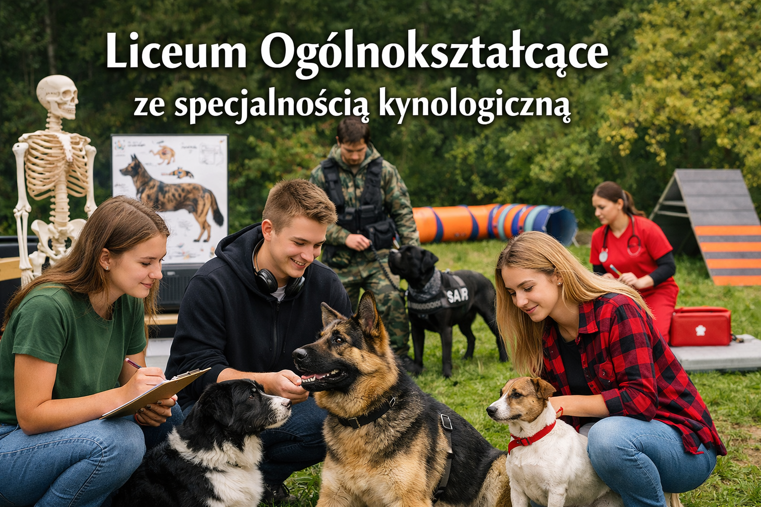 Liceum Og&oacute;lnokształcące w Kętach ze specjalnością kynologiczną&ndash; nauka o zachowaniu, szkoleniu i pracy z psami