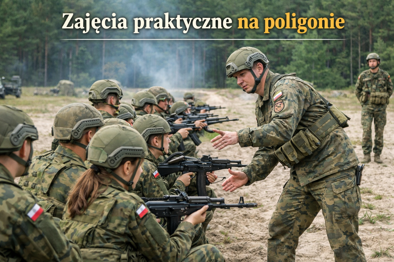 Zajęcia praktyczne w terenie – Oddział Przygotowania Wojskowego w Liceum Ogólnokształcącym w Bytomiu ZDZ w Katowicach