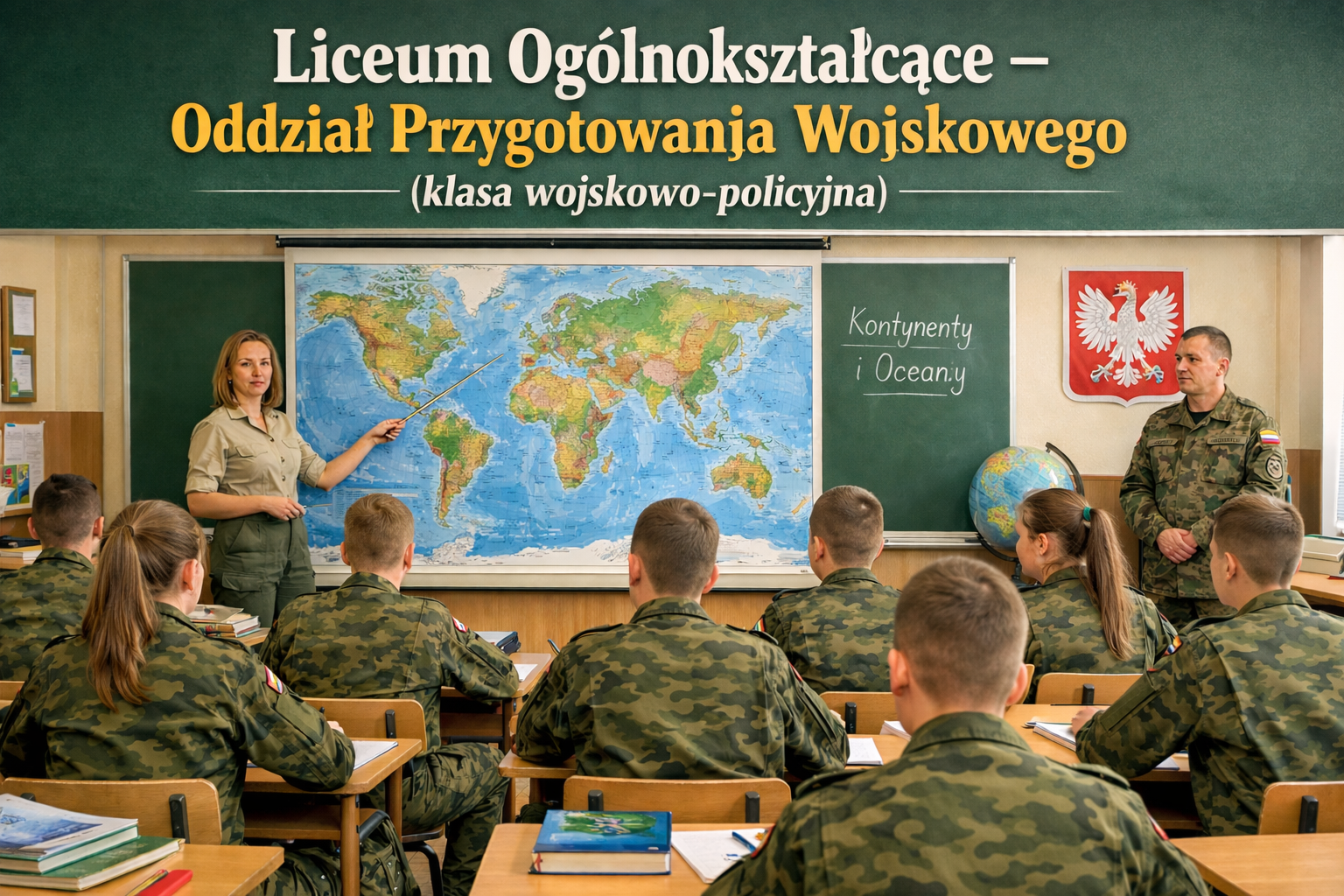 Oddział Przygotowania Wojskowego w Liceum Ogólnokształcącym w Bytomiu ZDZ w Katowicach – nauka szkolenia terenowe i przygotowanie do pracy w służbach mundurowych