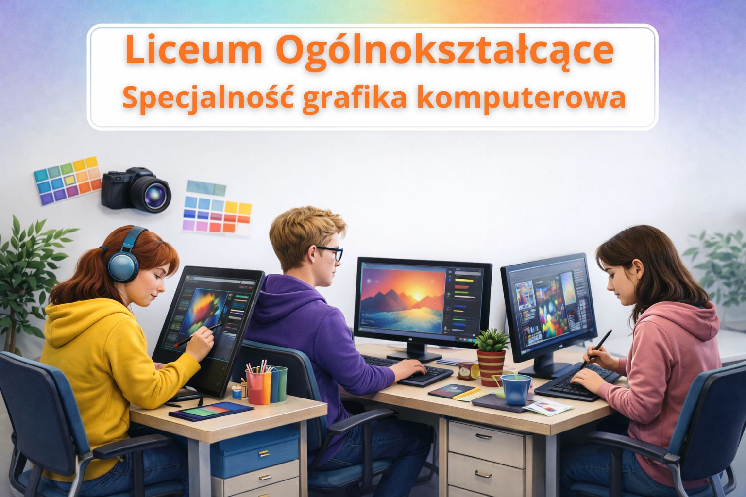 Liceum Og&oacute;lnokształcące &ndash; grafika komputerowa w Andrychowie ZDZ w Katowicach