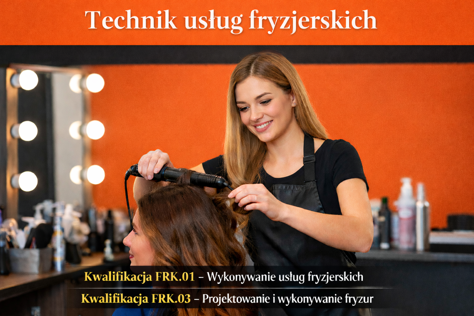 Technik usług fryzjerskich &ndash; nauka w Zespole Szk&oacute;ł w Wadowicach Zakładu Doskonalenia Zawodowego w Katowicach