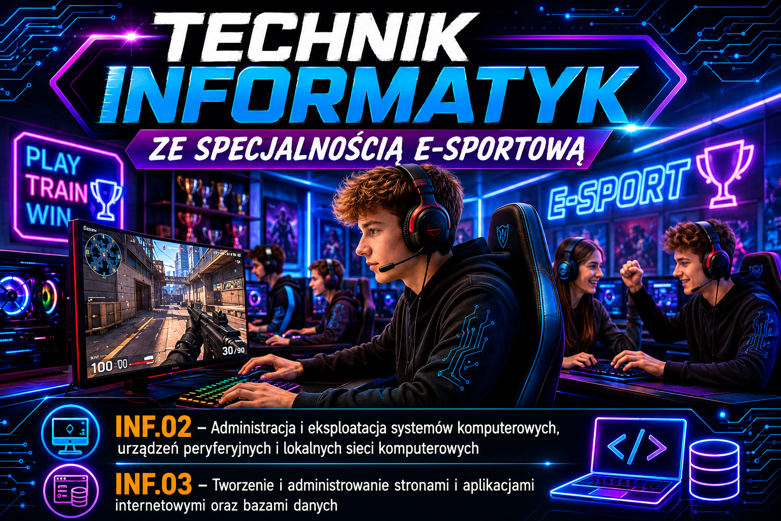 Technikum w Częstochowie ZDZ w Katowicach &ndash; technik informatyk ze specjalnością e-sportową