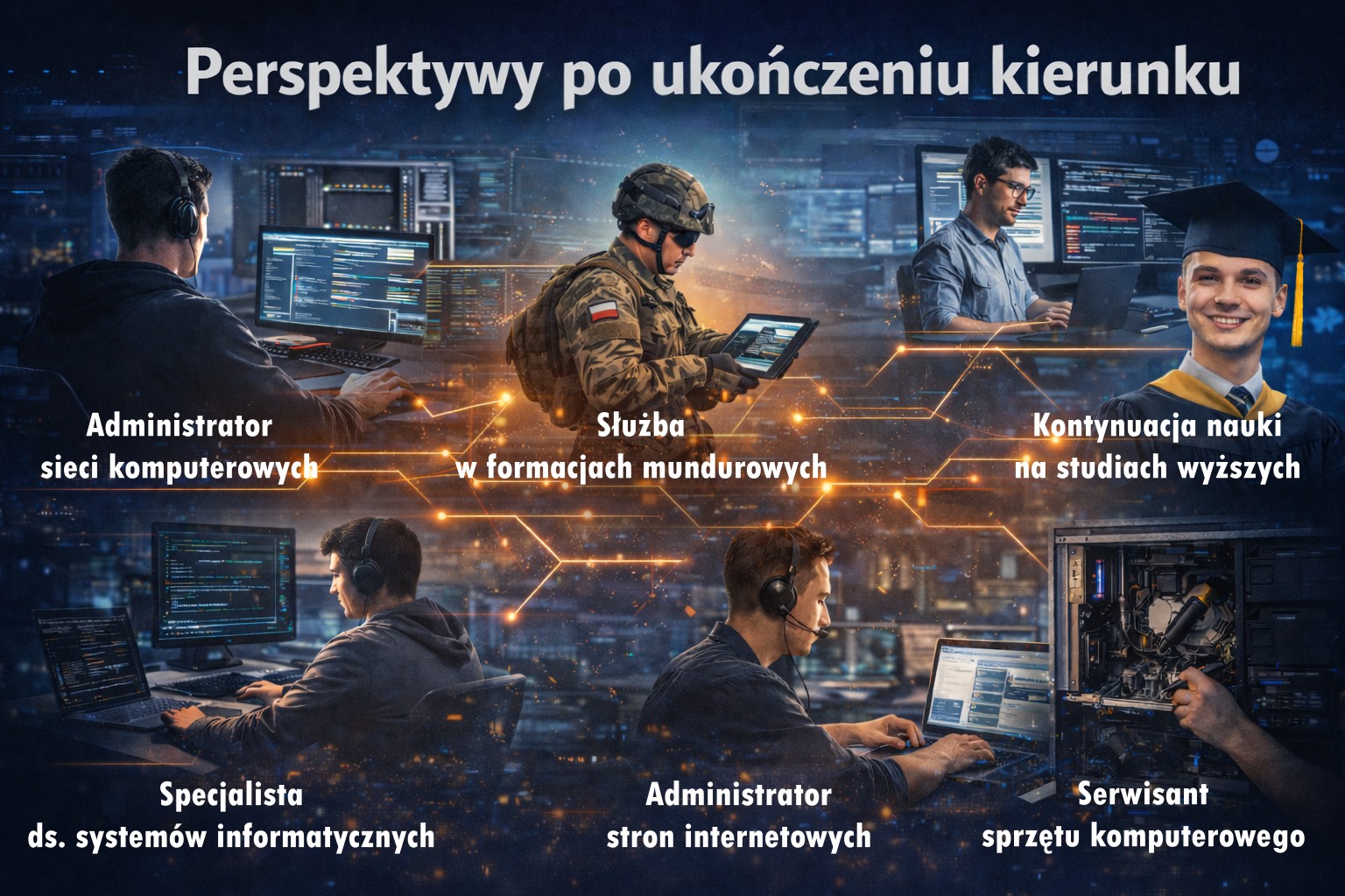 Perspektywy po ukończeniu kierunku Technik informatyk Oddział Przygotowania Mundurowego