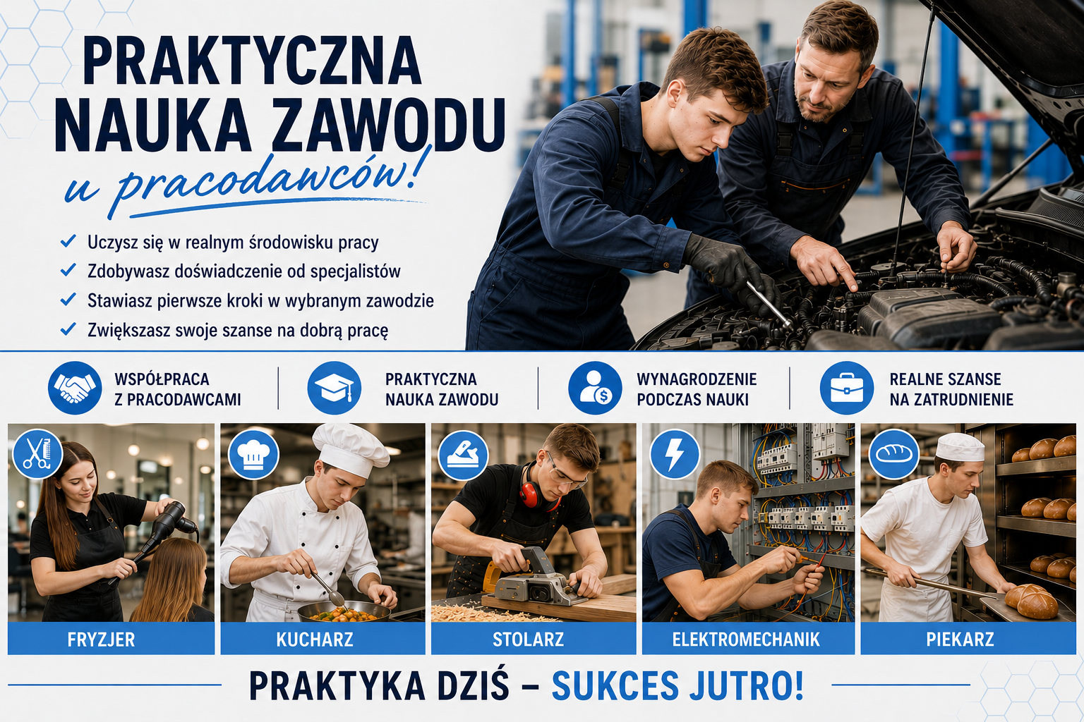 Praktyczna nauka zawodu u pracodawc&oacute;w