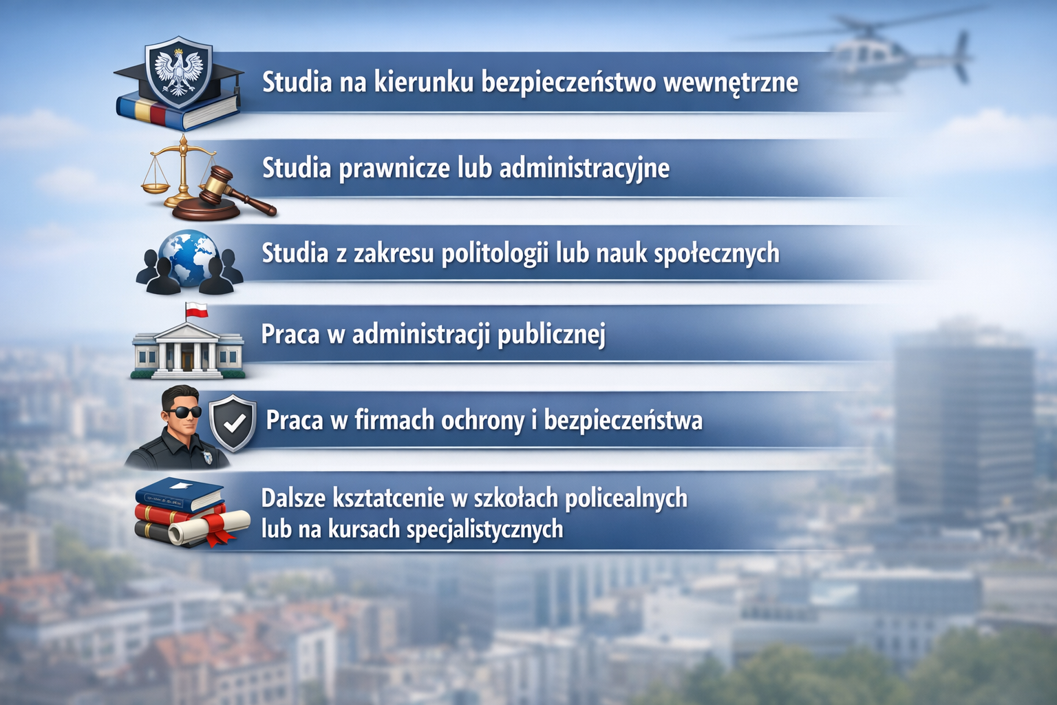 Perspektywy po ukończeniu LO o specjalności bezpieczeństwo wewnętrzne