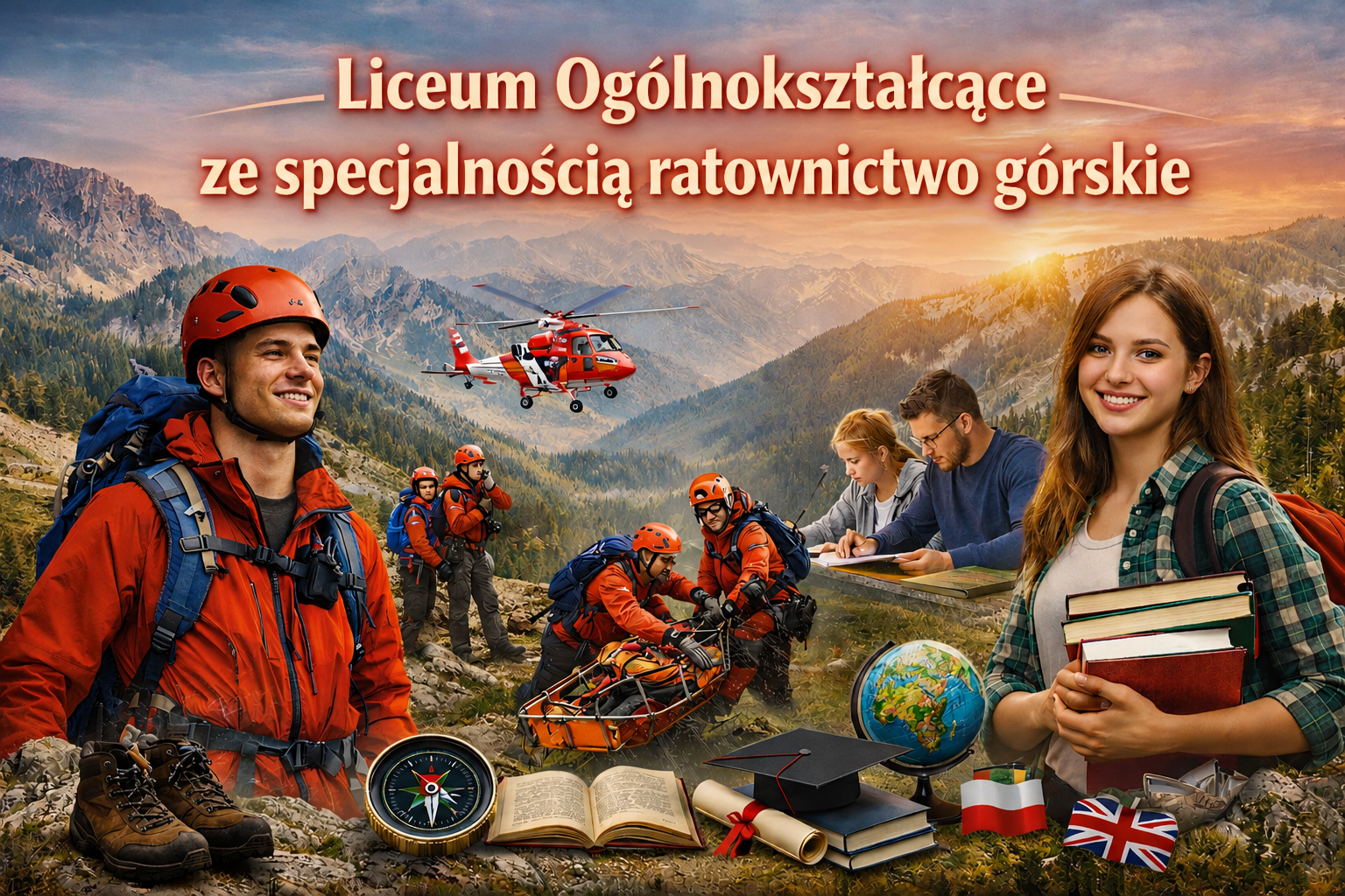 Liceum Ogólnokształcące ze specjalnością ratownictwo górskie w Ustroniu