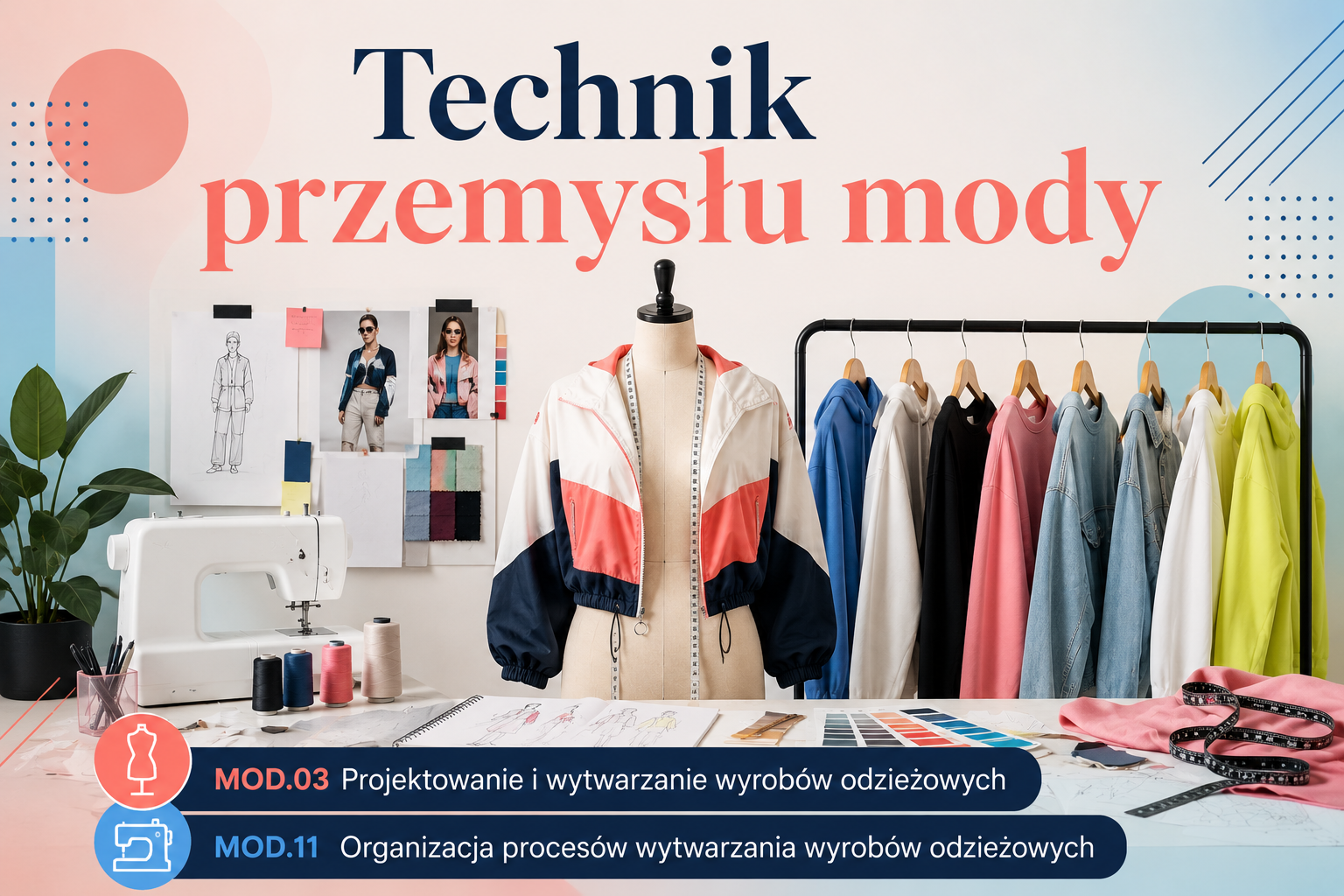 Technik Przemysłu Mody – nauka w Technikum w Olkuszu ZDZ w Katowicach