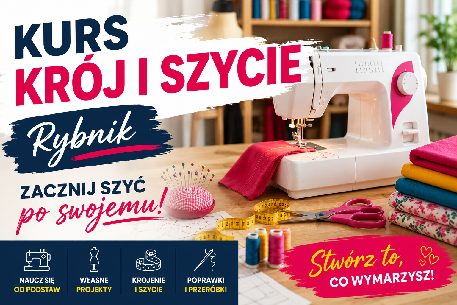 Kurs kroju i szycia w Rybniku – Ośrodek Kształcenia Zawodowego ZDZ