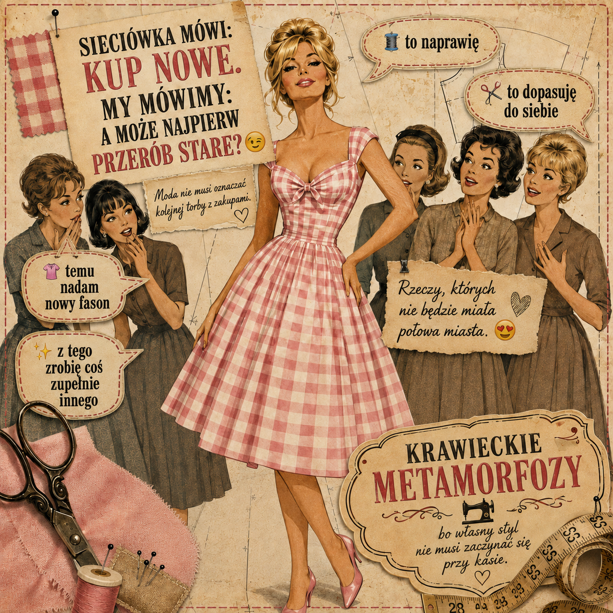 krawieckie metamorfozy 