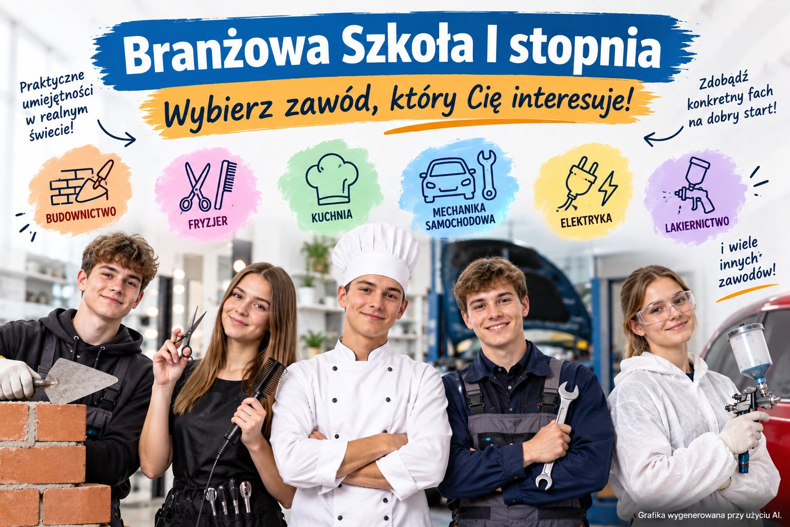 Branżowa Szkoła I stopnia w Kętach ZDZ w Katowicach – Klasa wielozawodowa.