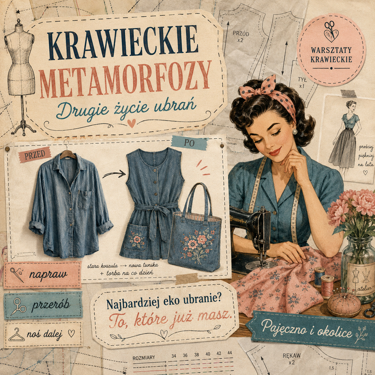 krawieckie metamorfozy 