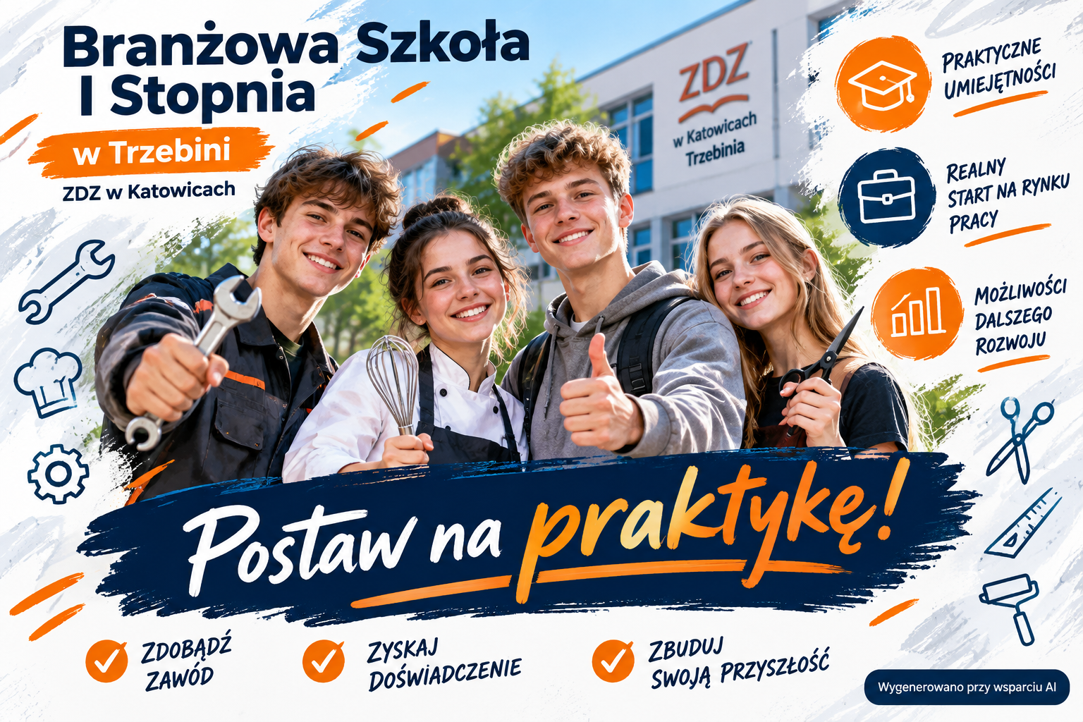 Branżowa Szkoła I Stopnia w Trzebini ZDZ w Katowicach &ndash; Praktyczna nauka zawodu.