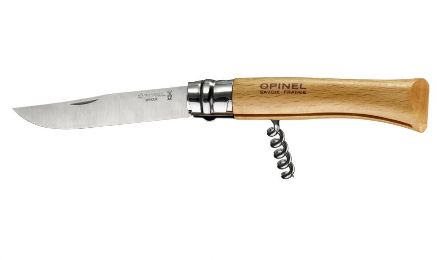 Nóż OPINEL Inox No. 10 korkociąg 10 KORK 1