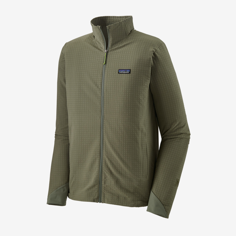 Bluza męska PATAGONIA R1 Tech Face FZ r1 grn1 miniaturka