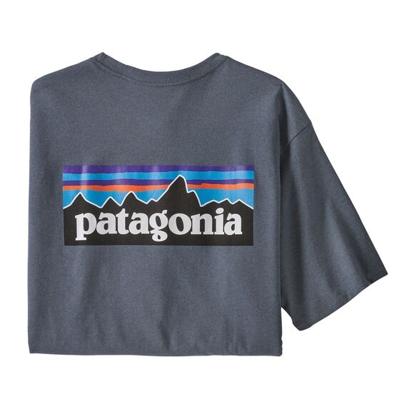 Koszulka męska PATAGONIA P-6 Logo S/S POS WBF21_38504_PLGY_wynik miniaturka