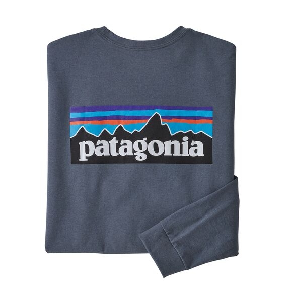 Koszulka męska PATAGONIA P-6 Logo L/S POS WBF21_38518_PLGY_wynik miniaturka