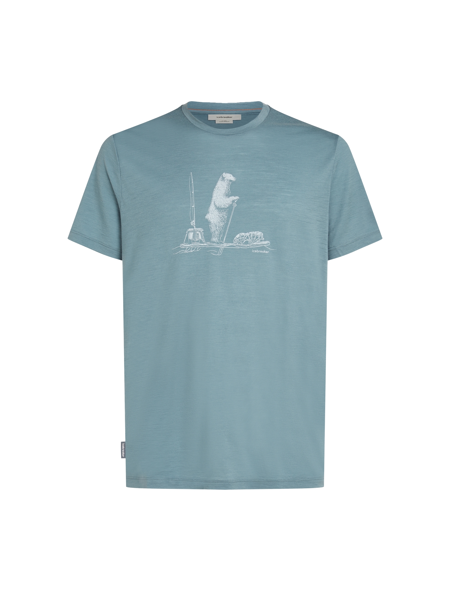 Koszulka męska ICEBREAKER Tech Lite S/S 572X SS25 IM W Men Merino 150 Tech Lite SS Tee Polar Paddle 0A572X0A5_01_wynik miniaturka