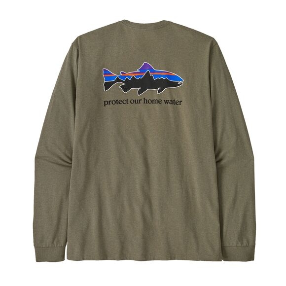 Koszulka męska PATAGONIA Home Water Trout L/S POS WBS25_37574_RVGN_wynik miniaturka
