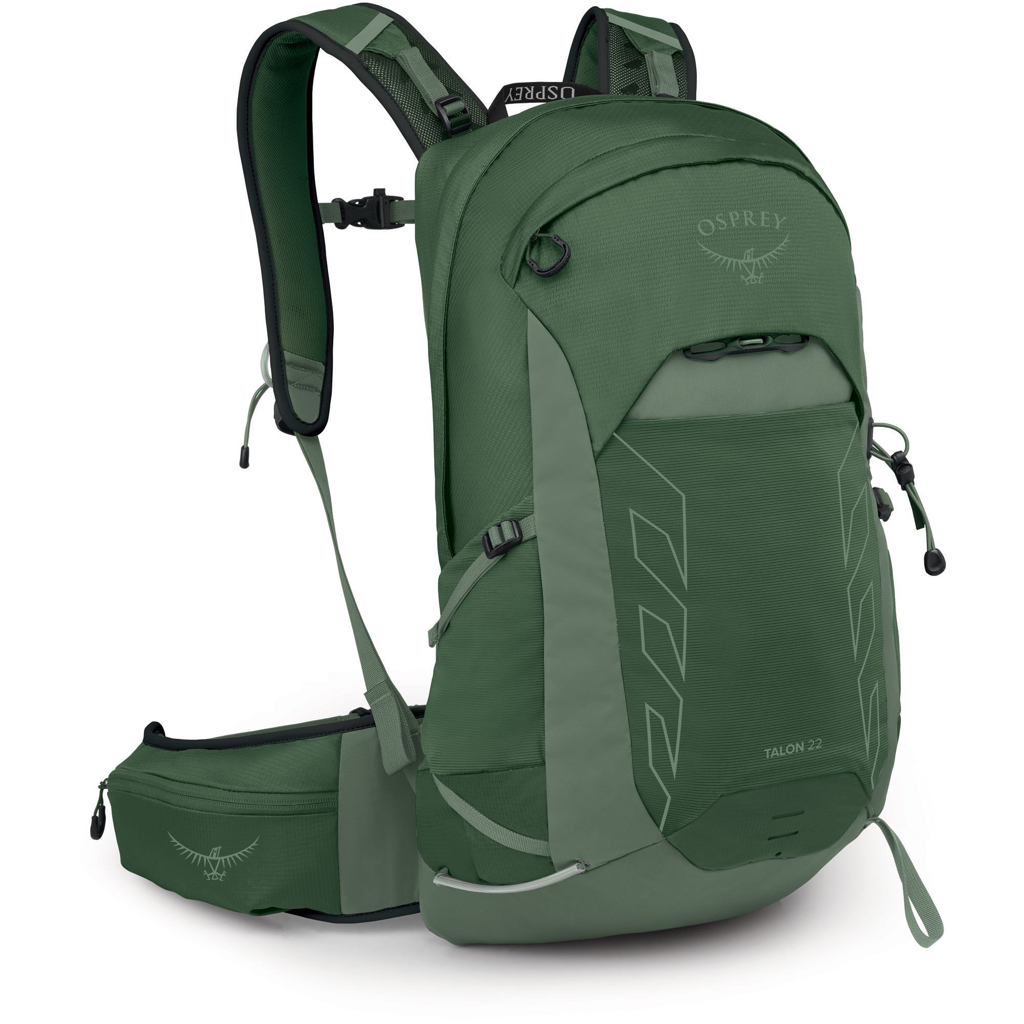 Plecak OSPREY Talon 22 Talon22EF_S25_Side_GreenCanopyPineLeaf miniaturka