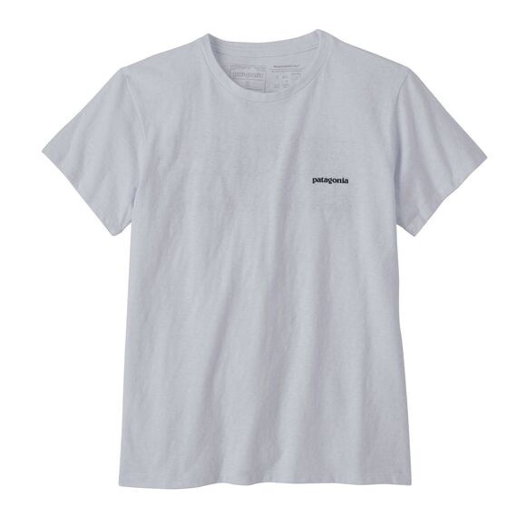 Koszulka damska PATAGONIA P-6 Logo S/S POS WBS25_37567_WHI_ALTFRONT miniaturka