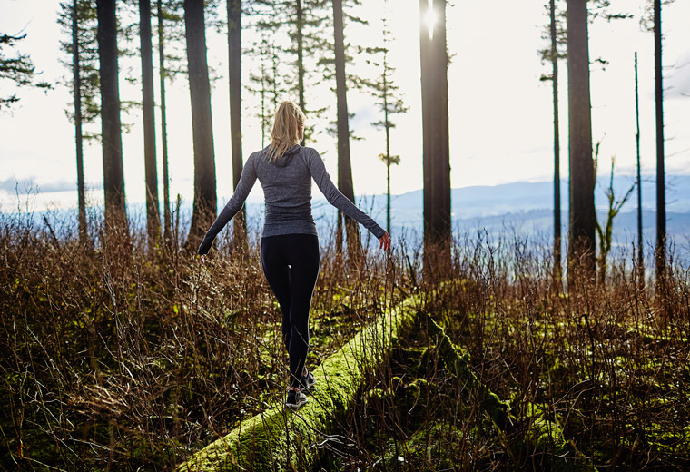 Zdrowotne spacery po lesie