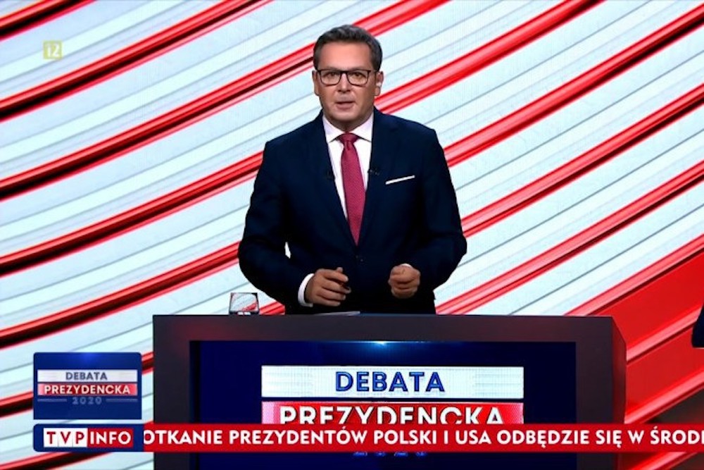 Debatę w TVP prowadził Michał Adamczyk