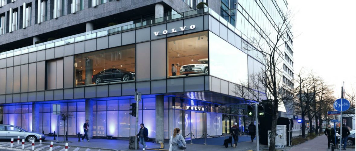 Przyjdź na kawę, kup nowe Volvo salon w centrum Warszawy