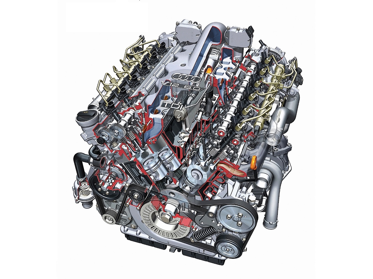 V12 TDI konstrukcji Audi to jedyny taki silnik w autach