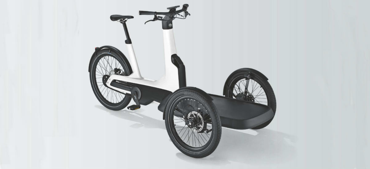 Elektryczny rower cargo od Volkswagena ma 210 kg ładowności