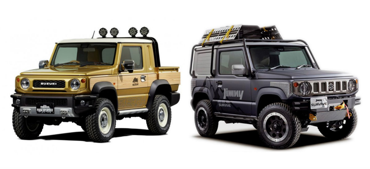 Koncepty Suzuki Jimny na japoński rynek prezentują się