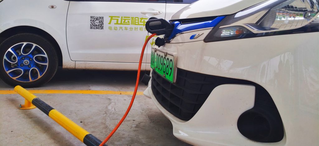 samochody elektryczne w chinach