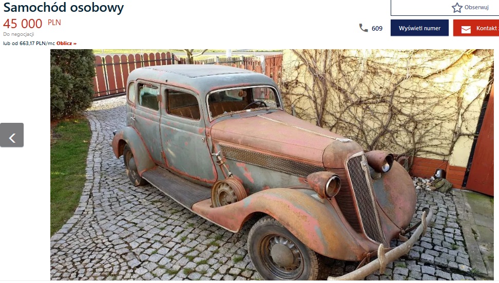 Swietna Kolekcja Samochodow Zabytkowych Na Sprzedaz W Polsce