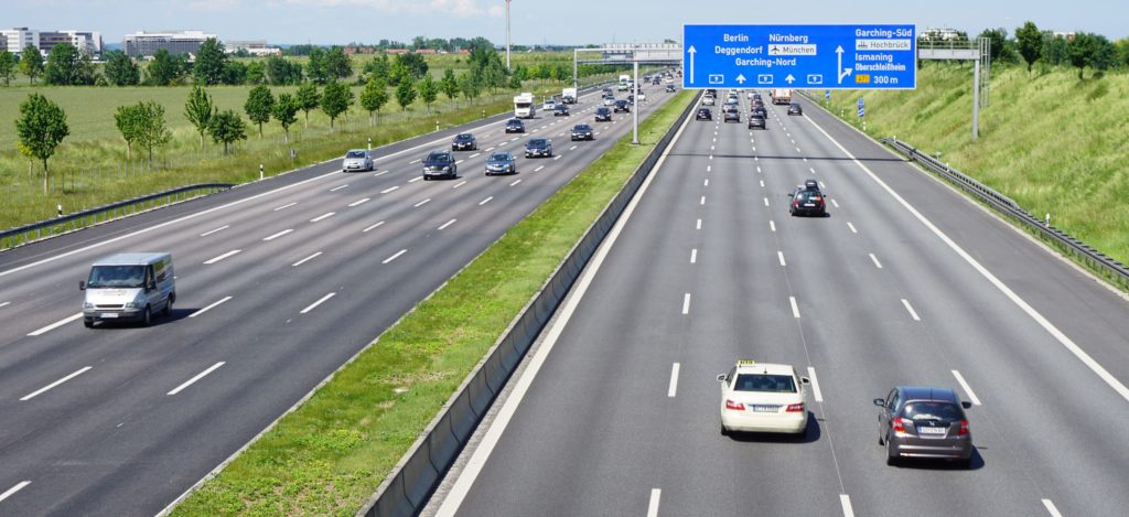 Niemcy autostrady ograniczenia prędkości