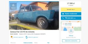 Fiat 125p na sprzedaż Serbia