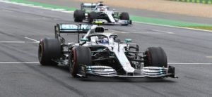 GP Wielkiej Brytanii Silverstone Mercedesy - Bottas i Hamilton
