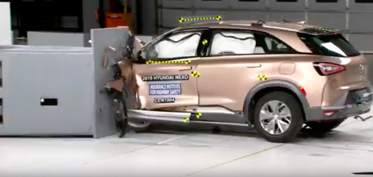 Wodorowy Hyundai Nexo wypadł świetnie w crash-teście. Nic nie wybuchło