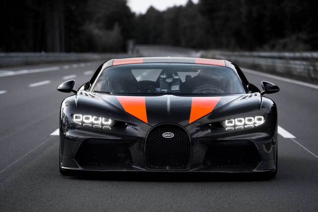 Bugatti Chiron rekord prędkości