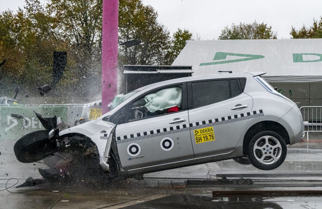 Nissan Leaf crash test