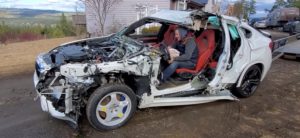 BMW X6 wypadek