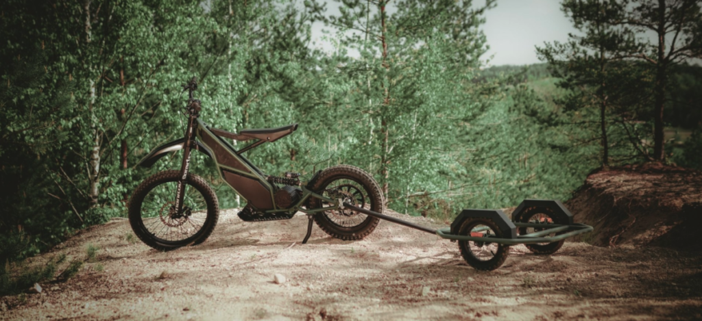 kuberg ranger elektryczny motocykl