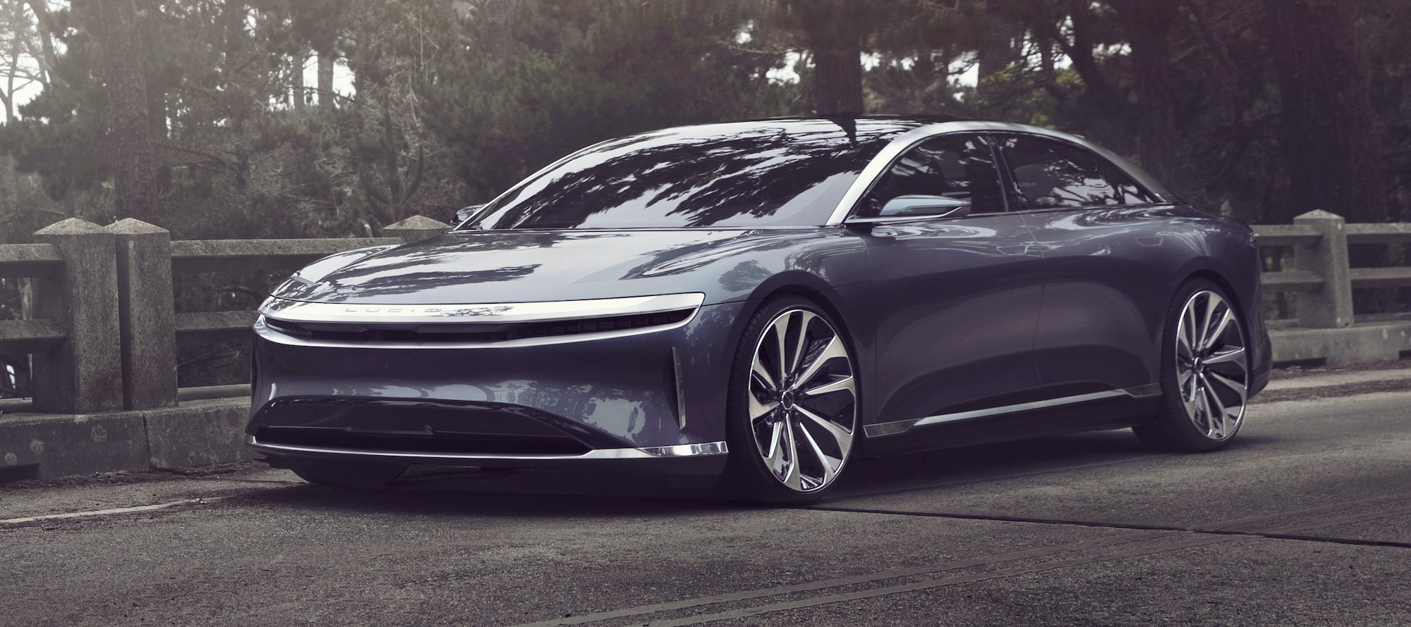 Lucid Air ekrany