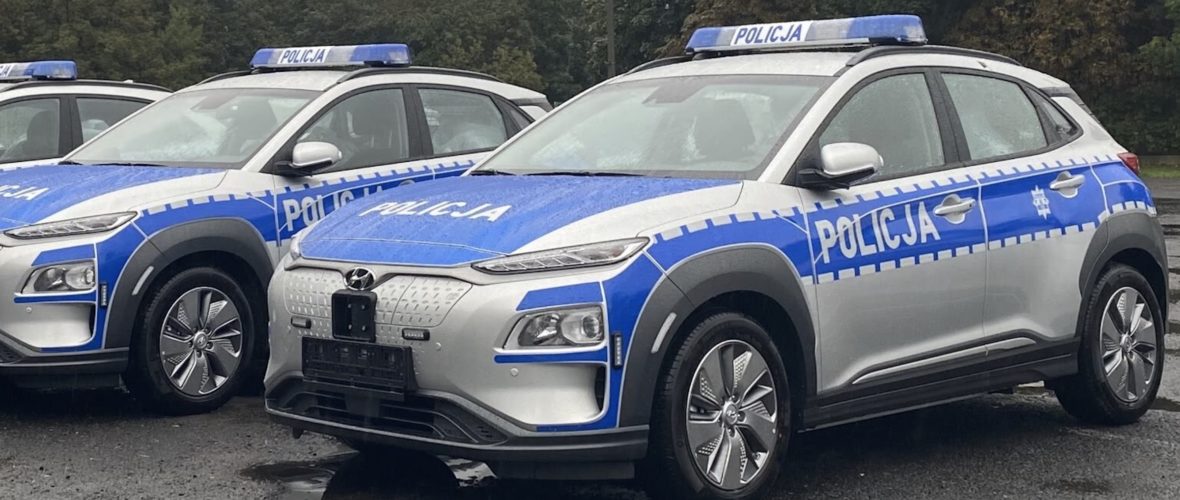 Policja Kona w elektrycznych Hyundaiach. Nowe radiowozy w