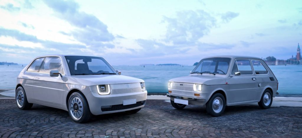 Oto on projekt Fiat 126 Vision. Zobacz, jak Malucha