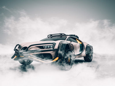 Terenowe Bugatti Chiron – dla bogatego preppersa z lękiem przed lataniem
